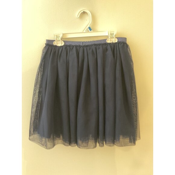 Gap Kids Navy Tulle Skirt XL With Elastic Waistband & Lining - Picture 4 of 4